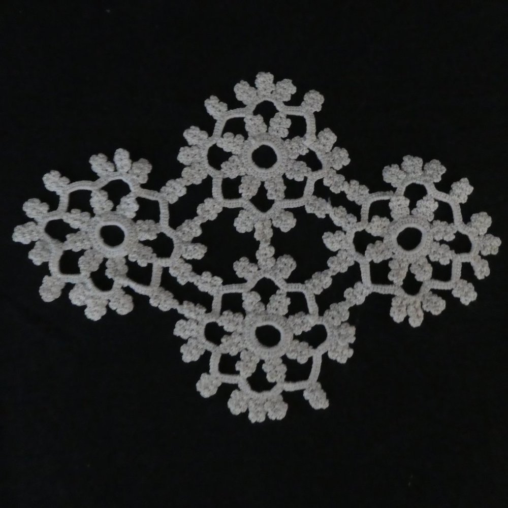 Cute Vintage Handmade Crochet Doily